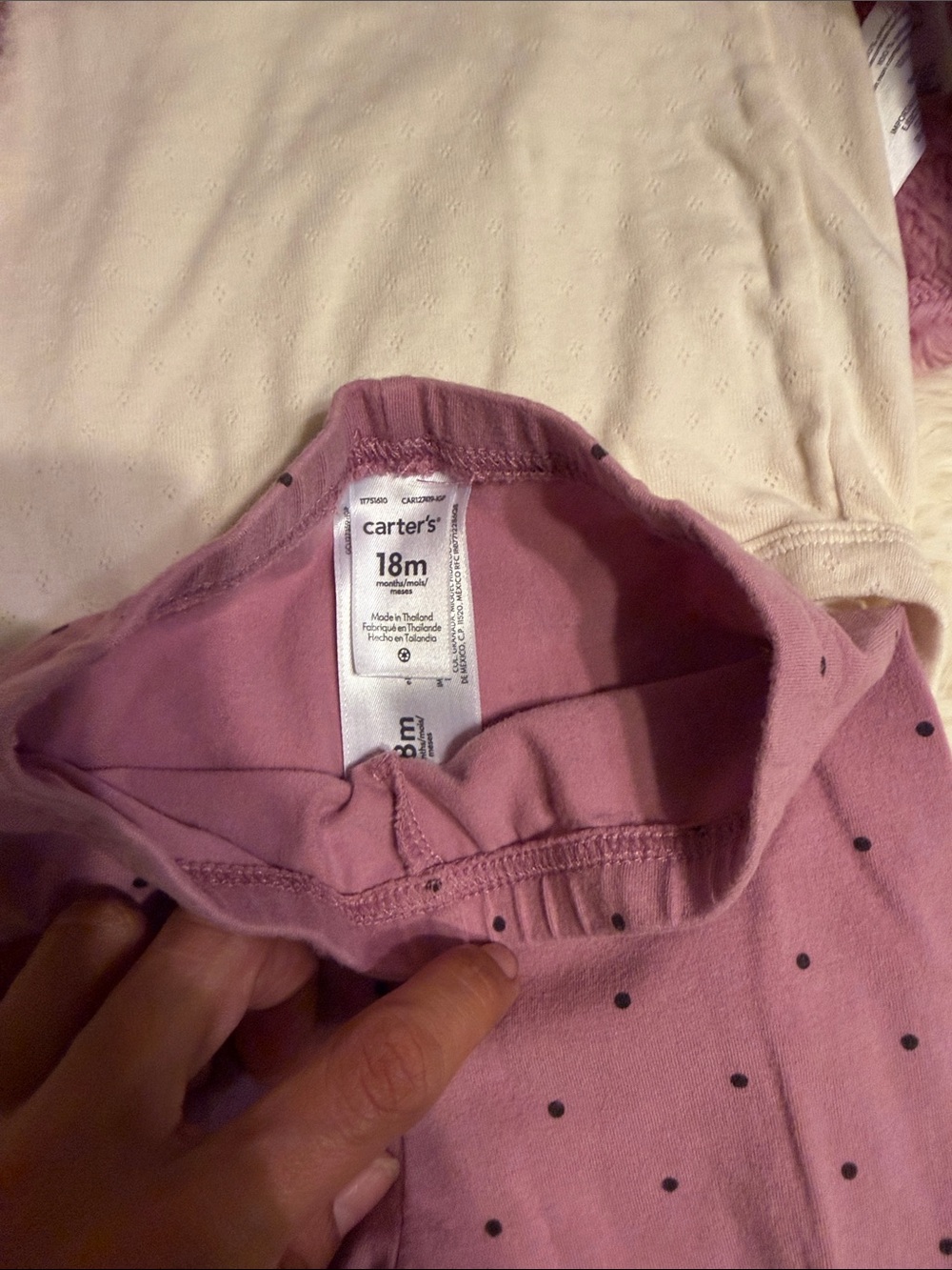 Carter's Mauve Pink Faux Fur Vest with Satin Bow Detail - Picture 4 of 4